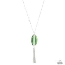 Green 'Stone Necklace  #189