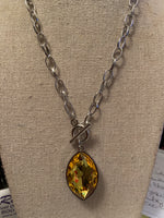 YELLOW GEM NECKLACE