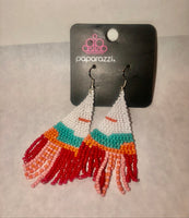 TRIBAL SEED BEAD EARRINGS