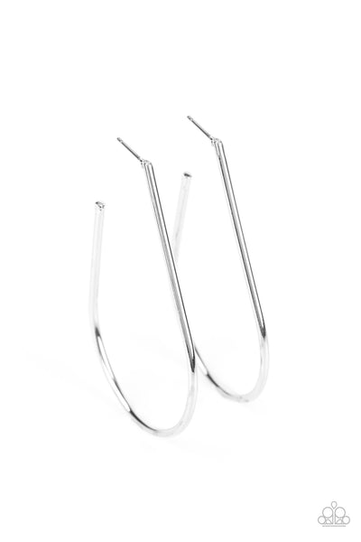 City Curves - Silver Hoops