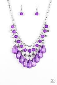 Beauty School Drop Out Purple Necklace