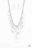 Paparazzi Necklace - Irresistible Iridescence - White