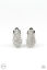 Revenue Avenue~ White Rhinestone Clip-On