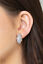 Revenue Avenue~ White Rhinestone Clip-On